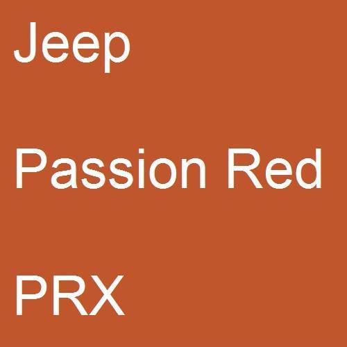 Jeep, Passion Red, PRX.